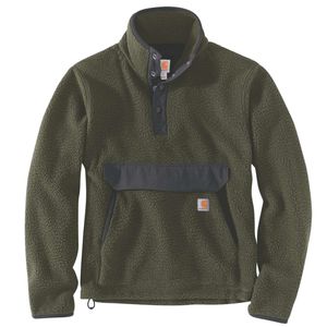 Carhartt RELAXED FIT FLEECE PULLOVER 104991, Farbe:basil heather, Größe:2XL
