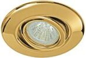 Paulmann Quality Einbauleuchten schwenkbar max.35W 12V GU4 35mm Gold/Stahlblech