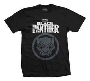 Bravado - Marvel Comics  Black Panther Big Icon T-Shirt - Schwarz : Schwarz S Farbe: Schwarz Größe: S
