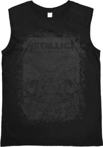 Metallica - "The Black" tričko pre mužov bez rukávov NS5194 (M) (Black)