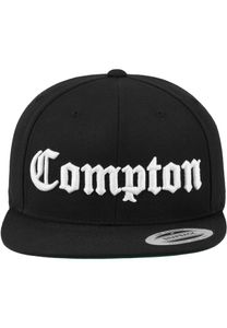 Mister Tee - Compton Logo Snapback Cap -Schwarz : One Size Schwarz