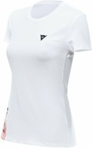 Dainese T-Shirt Logo Lady White/Black L Koszulka