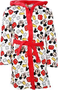 Disney Mickey Maus Kinder Mikrofaser Hausmantel Bademantel – Bunt / 110/116