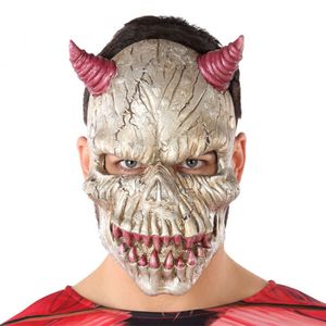 Maska Halloween Demon White (21 x 34 cm)