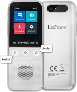 Lexibook NTL3000 Übersetzer 2-137 Sprachen Instant Sprachübersetzer, Mehrsprachiger Übersetzer, Fotoübersetzung, Memo-Übersetzung, Sprechen, Kopfhöreranschluss, WLAN und Offline Lexibook NTL3000 Übersetzer 2-137 Sprachen Instant Sprachübersetzer, Mehrsprachiger Übersetzer, Fotoübersetzung, Memo-Übersetzung, Sprechen, Kopfhöreranschluss, WLAN und Offline