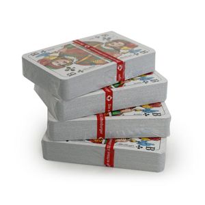 Original ASS Altenburger Romme Spielkarten, 55 Blatt 4x BLAU und ROT