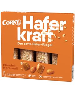 Müsliriegel HAFERKRAFT Mandel-Karamell von Corny, 4x35g