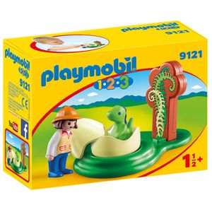 PLAYMOBIL 9121 1.2.3 Dino-Baby im Ei