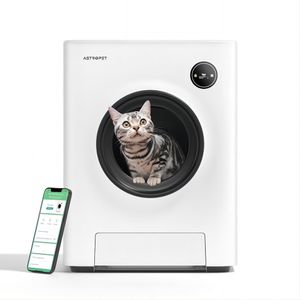 AstroPet  Mercury Series selbstreinigende Katzentoilette，Vierfacher Sicherheitsschutz, App Überwachung，Automatischer Katzenstreuwechsel