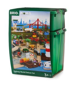BRIO World - 33766 Großes Premium Set in Kunststoffboxen