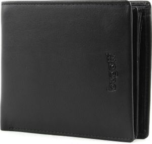 Bugatti Vertice Leder Geldbörse Portemonnaie 493193, Farbe:Schwarz