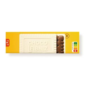 Leibniz Choco Black and White Kakao Keks mit weißer Schokolade 125g