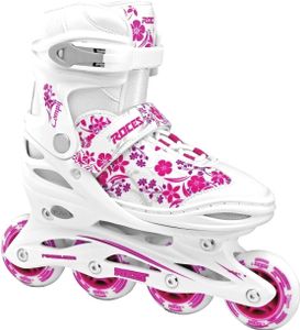 Roces Compy 8.0 inline-Skates Softboot Mädchen weiß/rosa Größe 38-41