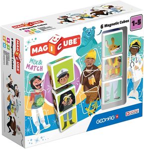 Geomag MagiCube Match & Mix 6, Mehrfarbig, Kinder, 3 Jahr(e), 240 mm, 70 mm, 190 mm