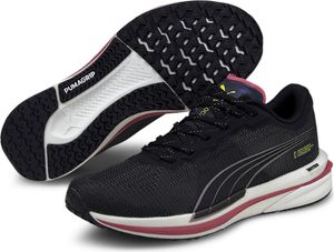PUMA Velocity Nitro Winterised dámské běžecké boty black/silver/yellow glow 39