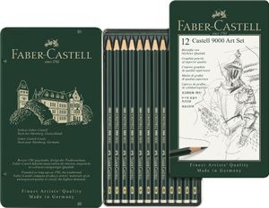 FABER-CASTELL Bleistift CASTELL 9000 12er Art Set