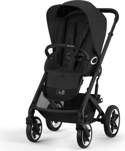 Cybex Talos S Lux - Kinderwagen Kollektion 2024, Cybex Kinderwagen Gestell:Black, Farbe:Moon Black