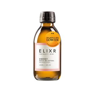 ELIXR Energy Mundziehöl 200ml zum Ölziehen aus Die Höhle der Löwen I Orange Ingwer Rosmarin I e Naturkosmetik I Zahnöl, Ölziehkur