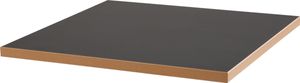 Schwarze quadratische Tischplatte 60 cm La Villette - Oviala