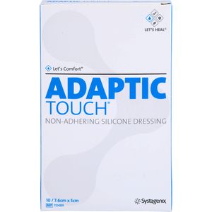 Adaptic Touch flexible Wundauflage mit offener Netzstruktur 10 Stück - 7,6x5cm