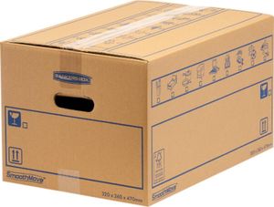 Fellowes 6203601 Fellowes BANKERS BOX Umzugskarton SmoothMove Standard, 39 l