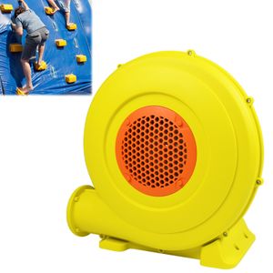 YUENFONG 750W elektrická vzduchová pumpa nafukovací ventilátor s rukoväťou, nepretržitý ventilátor pre nafukovacie hračky, veterný stroj s dlhým napájacím káblom, žltá + červená (580m³/H 2150Pa)
