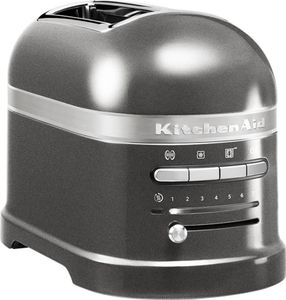 KitchenAid 5KMT2204 Toastapane, Edelstahlgeh?use, 1250 Watt, Stoppfunktion, Auftaufunktion, Br?unungskontrolle, Cool Wall, LED-Infodisplay