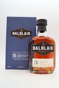 Balblair 15 Jahre Highland Single Malt Scotch Whisky 0,7l, alc. 46 Vol.-%