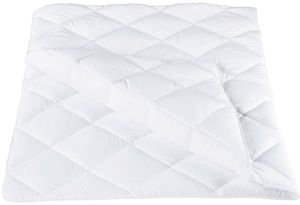 Ganzjahresbettdecke mit Steppung, 240x220 cm, 2150 g, weiß