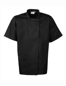 Premier Workwear Unisex Chefs Jacket Kochjacke PR656 black XXL