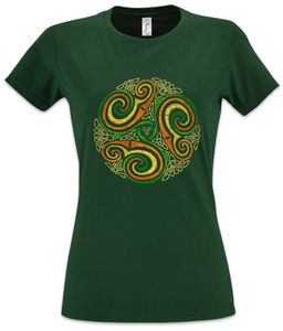 Urban Backwoods Celtic Circle Damen T-Shirt, Größe:2XL