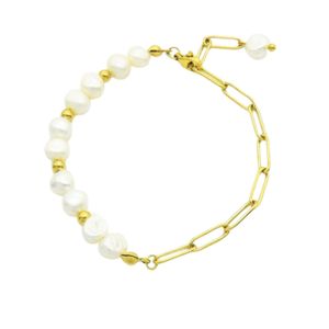 Armband Boho Perlen verschiedene Farben aus Edelstahl Damen gold