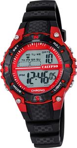 Calypso Kunststoff PUR Uni Uhr K5684/6 Armbanduhr schwarz Digital D2UK5684/6