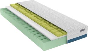 Bultex-Kaltschaummatratze - 90 x 200 cm - 7-Zonen-Kaltschaumkern - Härtegrad 3