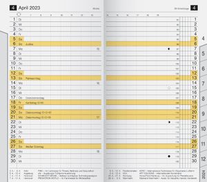rido idé Kalender-Einlage "M-Planer" Registerschnitt 2023