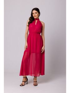 Makover Maxikleid für Frauen K169 K169 fuchsie XL