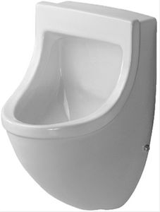 Duravit Urinal STARCK 3 330 x 350 mm, Zulauf von hinten ohne Fliege weiß