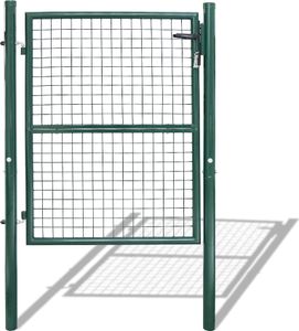Aopunly záhradná brána 150 x 100 cm záhradná brána z pozinkovanej ocele uzamykateľná, plotová brána do dvora vrátane zámku, brána, plotová brána, plotové dvere, záhradné dvere, záhradný plot zelený Aopunly záhradná brána 150 x 100 cm záhradná brána z pozinkovanej ocele uzamykateľná, plotová brána do dvora vrátane zámku, brána, plotová brána, plotové dvere, záhradné dvere, záhradný plot zelený