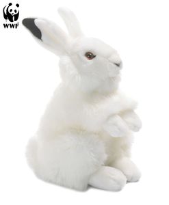 WWF Plüschtier Schneehase (24cm) lebensecht Kuscheltier Stofftier Hase Rabbit