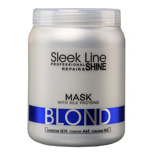 Stapiz Sleek Line Blond Mask Maska z jedwabiem do włosów blond zapewniająca platynowy odcień, 1000ml