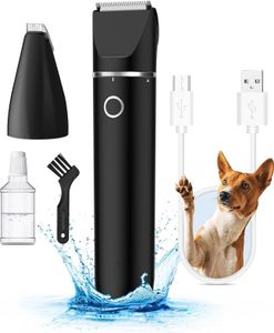 OKWISH Fellscheren, Profi Schermaschine Hundeschermaschine Kabellose Haarschneider Tierhaarscheidemaschine Hund Katzen Haustier Pfoten KöRper Gesicht