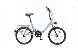 vouwfiets 20 palcová 27 cm unisex ráfiková brzda šedá