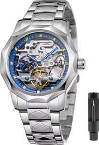 Automatikuhr Herren Uhr Mechanisch Herrenuhr Edelstahl Skelett Automatikuhr Herren Uhr Mechanisch Herrenuhr Edelstahl Skelett