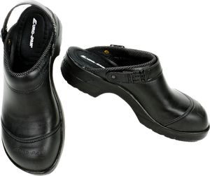 Flex Sicherheitsschuhe Größe 42, Arbeitsschuhe, Clogs, Sicherheitssandale, Trucker Sandale, LKW Schuhe, Stahlkappe, Fersenriemen, Sicherheitsclog