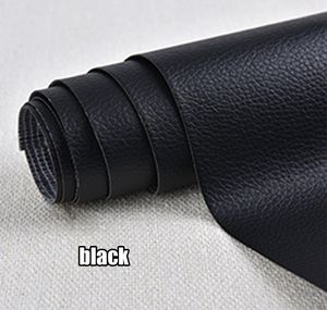 Lederreparatur Kunstleder Flicken Selbstklebend Patch 20*30cm Sofa Reparatur  Schwarz