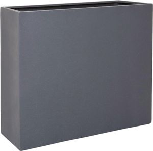 VIVANNO Raumteiler Fiberglas ELEMENTO Kasten, Grau matt - 88x30x75 cm