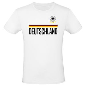WM EM Fan Shirt Deutschland 100% Baumwolle T-Shirt Fanartikel Herren Damen Fan-Shirt , Größe wählen:S, Motiv wählen:Team Deutschland 11