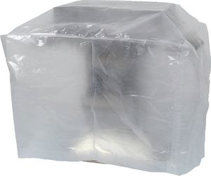 Wysokiej jakości przezroczysty pokrowiec na grilla od Naturn Living - 60 x 60 x 125 cm - trwały, odporny na warunki atmosferyczne i ochronny - Pokrowiec na grilla
