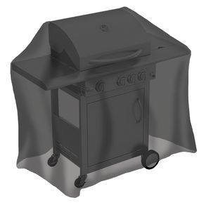 Tepro-Grillschutzhülle-Universal Abdeckhaube - u.a. für Toronto Kompakt, schwarz; 8104