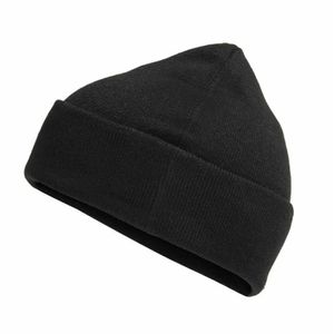 JACK & JONES Herren Beanie Strickmütze Wintermütze Wollmütze Casual Streetwear, Größe:one size, Farbe:Schwarz - Schwarz